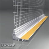 LIKOV LS2-30 PLUS lišta okenní začišťovací 2D 9mm se sklovl. tkaninou 125mm délka 2,4m